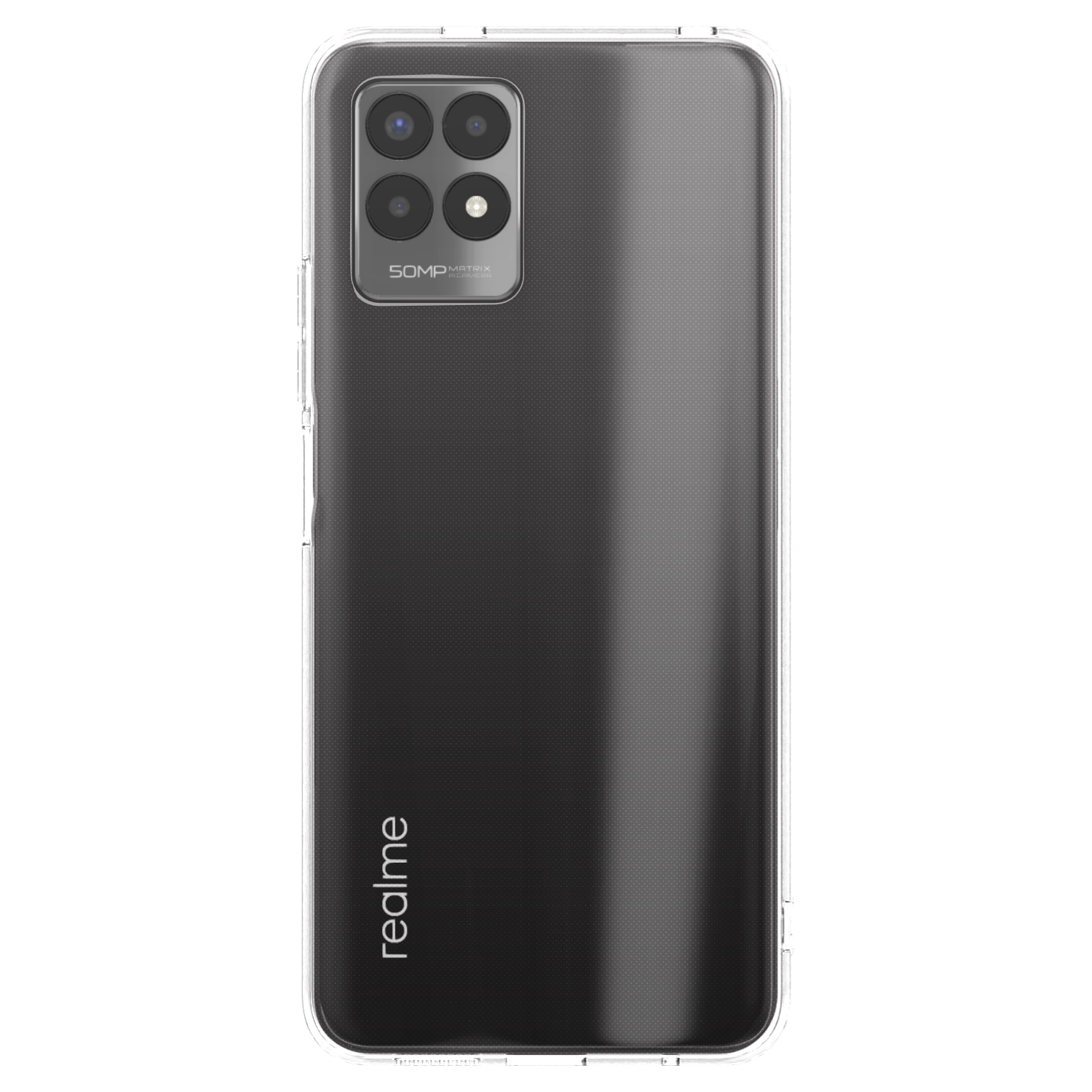 Picasee átlátszó szilikon tok az alábbi mobiltelefonokra Realme 8i - Saját fotó/motívum