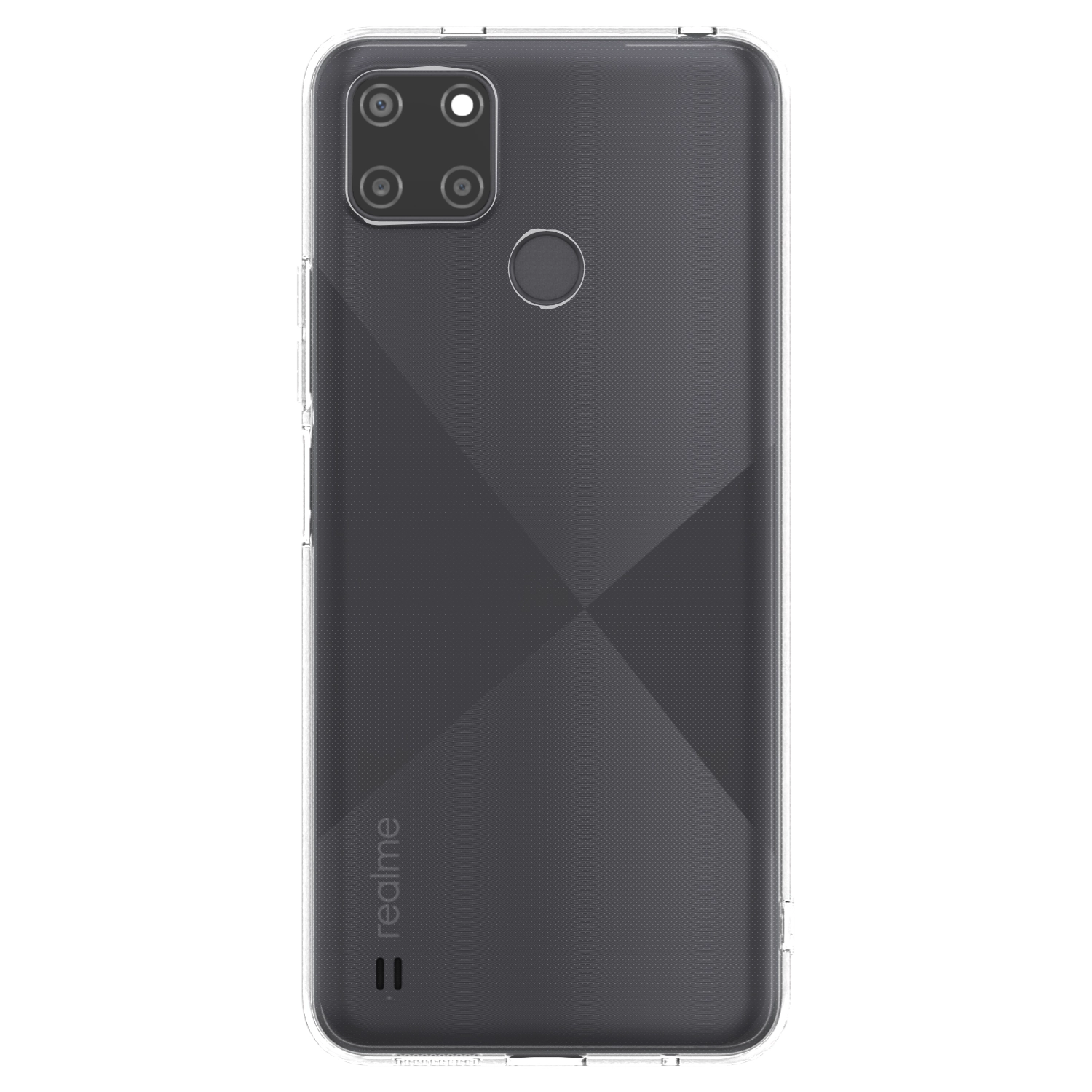 Picasee átlátszó szilikon tok az alábbi mobiltelefonokra Realme C21Y - Saját fotó/motívum