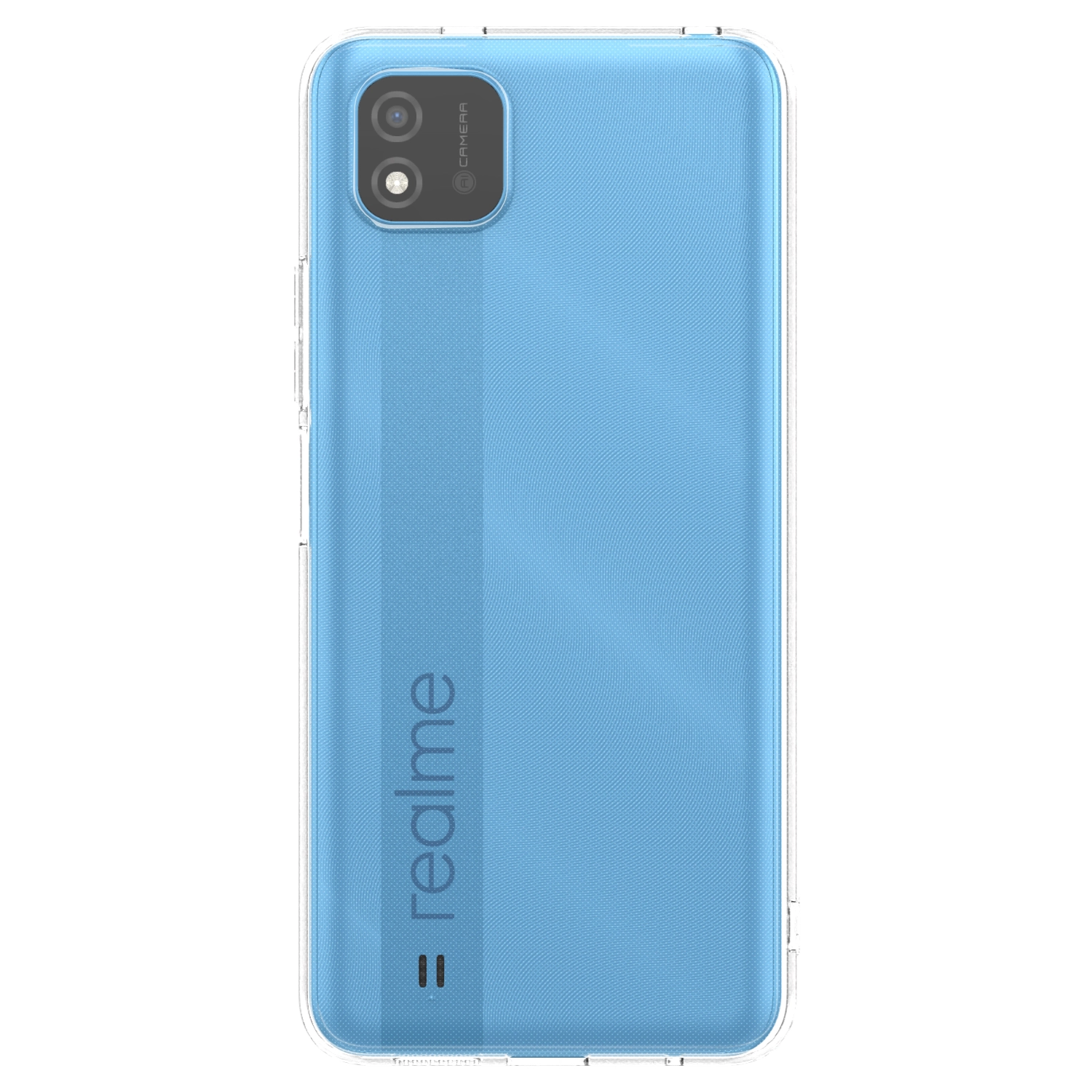 Picasee átlátszó szilikon tok az alábbi mobiltelefonokra Realme C11 (2021) - Saját fotó/motívum