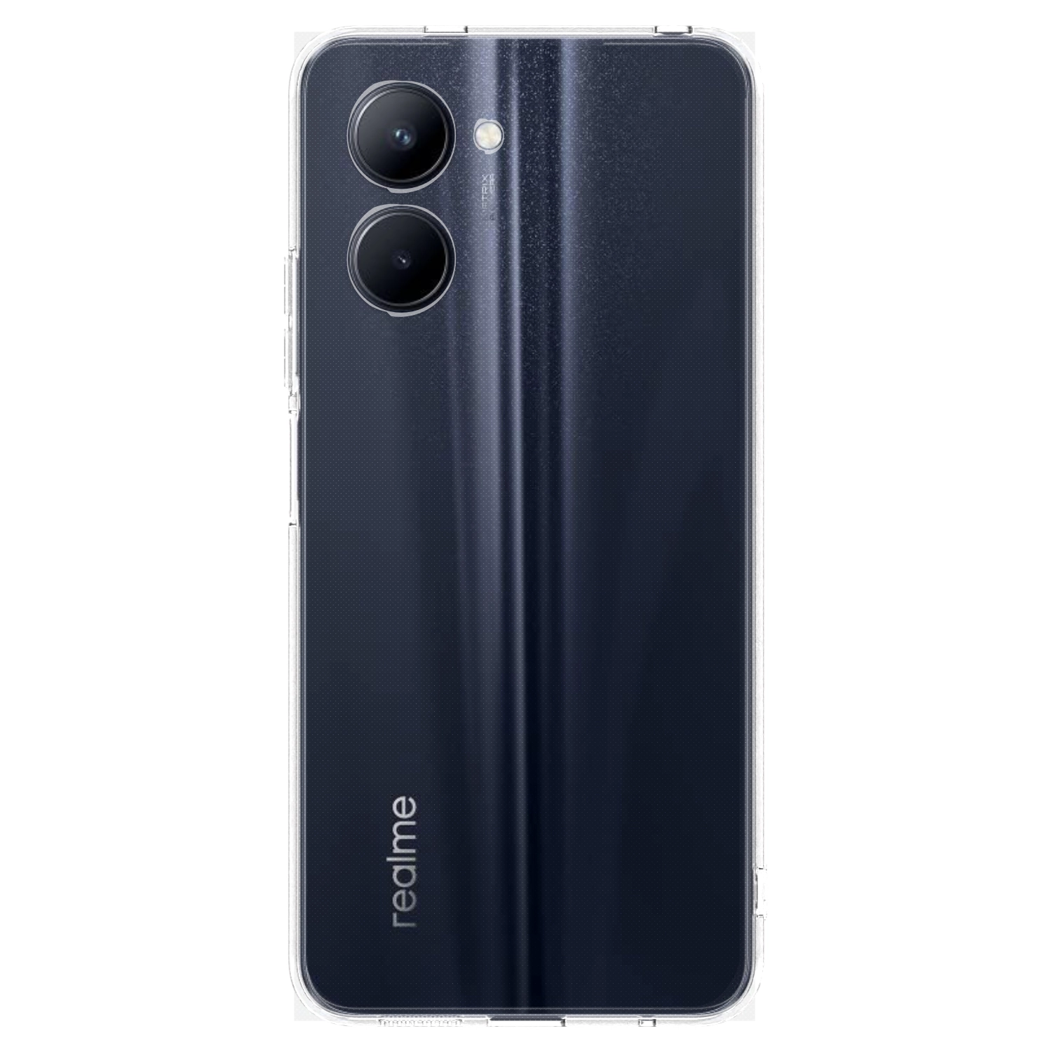 Picasee átlátszó szilikon tok az alábbi mobiltelefonokra Realme C33 (2023) - Saját fotó/motívum