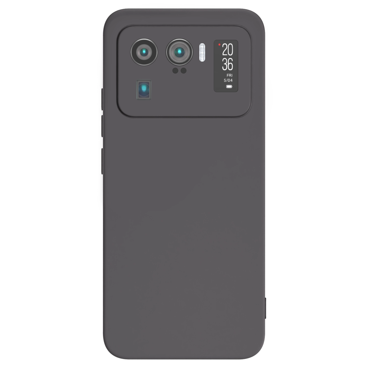 Picasee fekete szilikon tok az alábbi mobiltelefonokra Xiaomi Mi 11 Ultra - Saját fotó/motívum