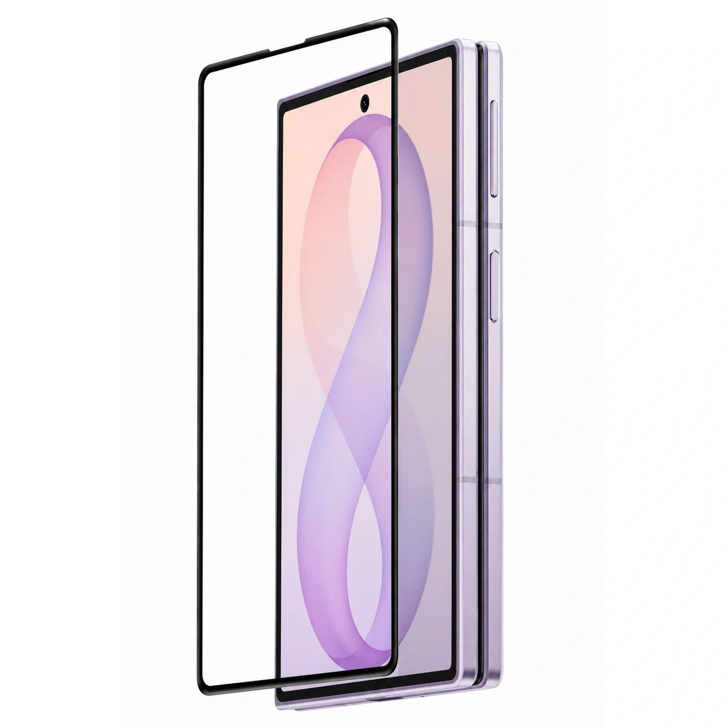 Picasee 3D üvegfólia kerettel az alábbi mobiltelefonokra Samsung Galaxy Z Fold8 5G - fekete