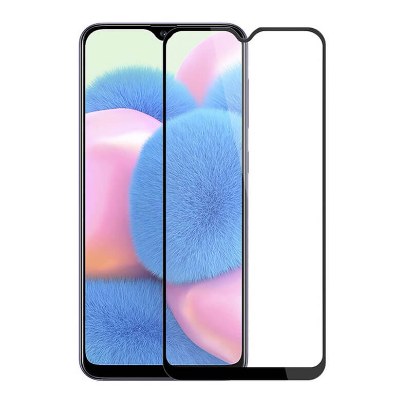 Picasee 3D üvegfólia kerettel az alábbi mobiltelefonokra Samsung Galaxy A30s A307F - fekete