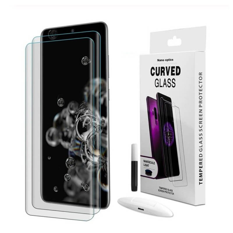 Picasee 3D UV ívelt üvegfólia az alábbi modellek számára Samsung Galaxy S21 5G G991B