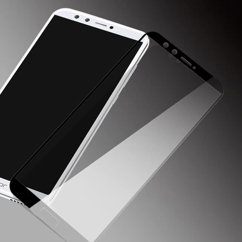 Picasee 3D üvegfólia kerettel az alábbi mobiltelefonokra Honor 9 Lite - fekete