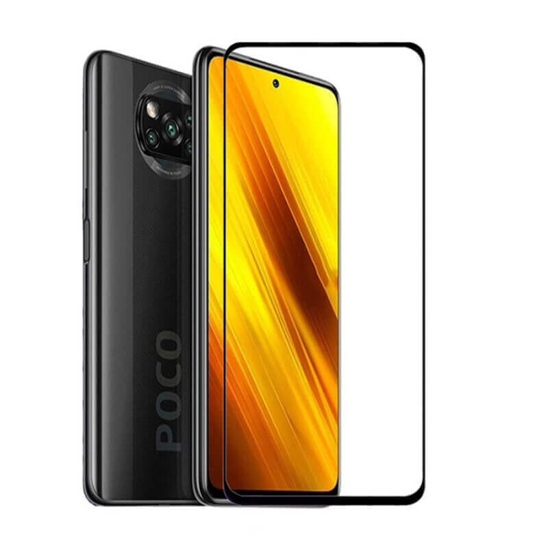 Picasee 3D üvegfólia kerettel az alábbi mobiltelefonokra Xiaomi Poco X3 Pro - fekete