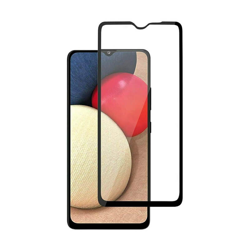 Picasee 3D üvegfólia kerettel az alábbi mobiltelefonokra Samsung Galaxy A02s A025G - fekete