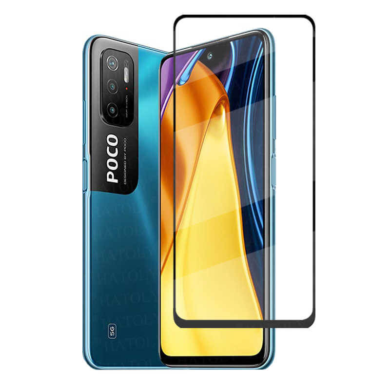3x Picasee 3D üvegfólia kerettel az alábbi mobiltelefonokra Xiaomi Poco M3 Pro 5G - fekete - 2+1 ingyen