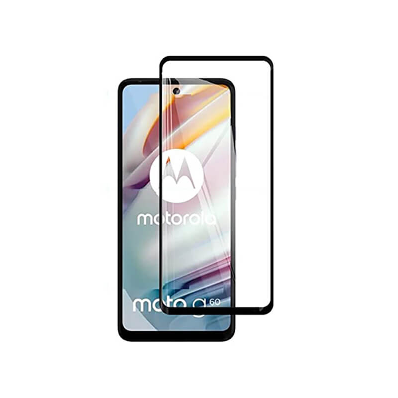 Picasee 3D üvegfólia kerettel az alábbi mobiltelefonokra Motorola Moto G60 - fekete