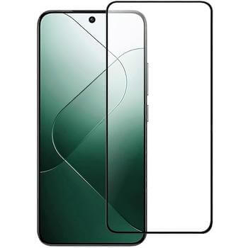 3x 3D üvegfólia kerettel az alábbi mobiltelefonokra Xiaomi 14T - fekete