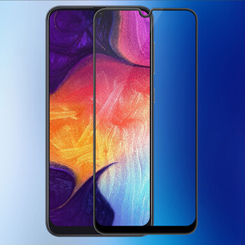 Picasee 3D üvegfólia kerettel az alábbi mobiltelefonokra Samsung Galaxy A70 A705F - fekete