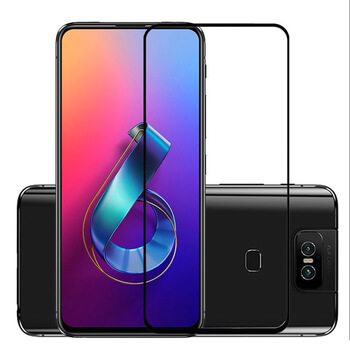 Picasee 3D üvegfólia kerettel az alábbi mobiltelefonokra Asus Zenfone 6 ZS630KL - fekete