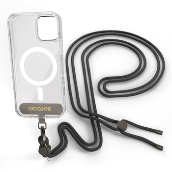 Picasee Cross-body phone strap - Fekete