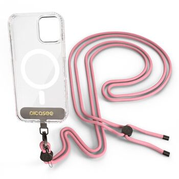 Cross-body phone strap - Rózsaszín
