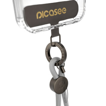 Picasee Cross-body phone strap - Szürke