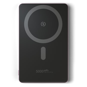 Picasee Powerbank MagSafe 5 000 mAh - Rózsaszín