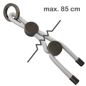 Picasee Cross-body phone strap - Szürke