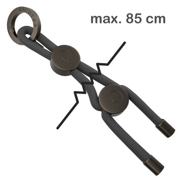 Picasee Cross-body phone strap - Fekete