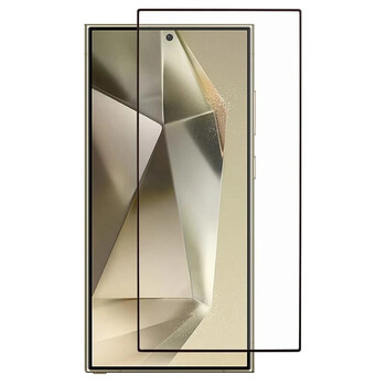 3D üvegfólia kerettel az alábbi mobiltelefonokra Samsung Galaxy S25 Ultra 5G - fekete