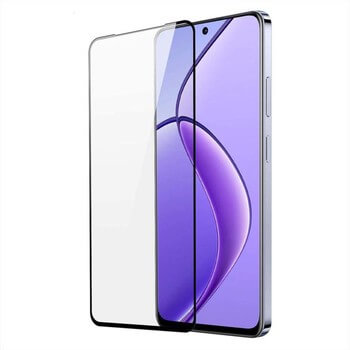3x 3D üvegfólia kerettel az alábbi mobiltelefonokra Honor 200 Smart 5G - fekete