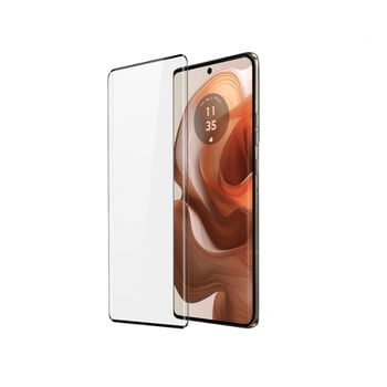 Picasee 3D üvegfólia kerettel az alábbi mobiltelefonokra Motorola Edge 50 Neo - fekete