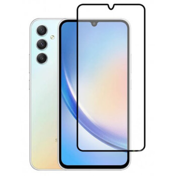 3x 3D üvegfólia kerettel az alábbi mobiltelefonokra Samsung Galaxy A56 5G A566B - fekete