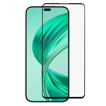 3D üvegfólia kerettel az alábbi mobiltelefonokra Honor X8c - fekete