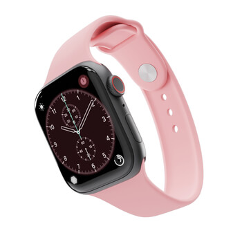 öv gravírozással Apple Watch 46 mm (10.series) - Rózsaszín