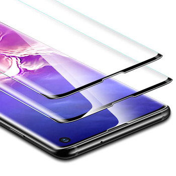 3x Picasee 3D üvegfólia az alábbi mobiltelefonokra Samsung Galaxy S10 G973 - fekete - 2+1 ingyen