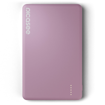 Picasee Powerbank MagSafe 5 000 mAh - Rózsaszín