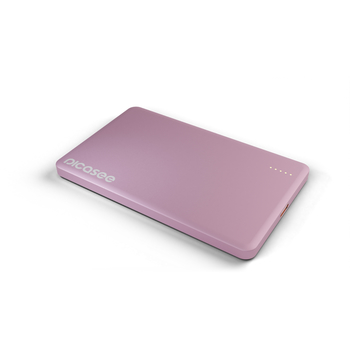 Picasee Powerbank MagSafe 5 000 mAh - Rózsaszín