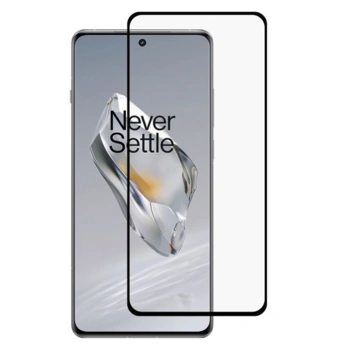 3x 3D üvegfólia kerettel az alábbi mobiltelefonokra OnePlus 13R 5G - fekete