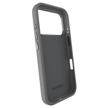 Picasee Premium case s MagSafe proApple iPhone 17 Pro - Személyre szabott gravírozás - Szürke