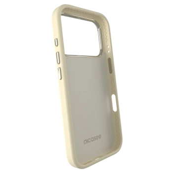 Picasee Premium case s MagSafe proApple iPhone 17 Pro - Személyre szabott gravírozás - Bézs