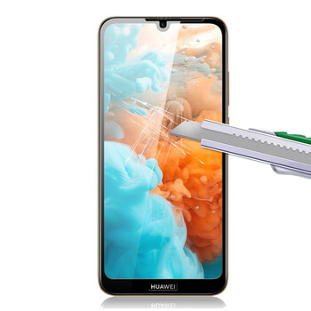 3x Picasee 3D üvegfólia kerettel az alábbi mobiltelefonokra Huawei Y6 2019 - fekete - 2+1 ingyen