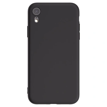 Picasee fekete szilikon tok az alábbi mobiltelefonokra Apple iPhone XR - Saját fotó/motívum