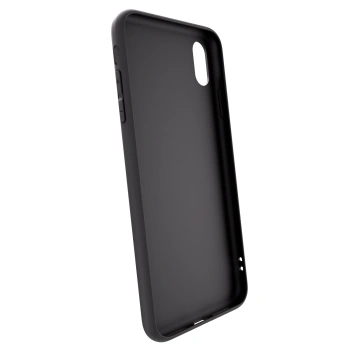 Picasee fekete szilikon tok az alábbi mobiltelefonokra Apple iPhone XS Max - Hibiscus