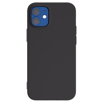 Picasee fekete szilikon tok az alábbi mobiltelefonokra Apple iPhone 12 mini - Saját fotó/motívum