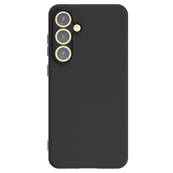 Picasee fekete szilikon tok az alábbi mobiltelefonokra Samsung Galaxy S24 FE S721B - Saját fotó/motívum