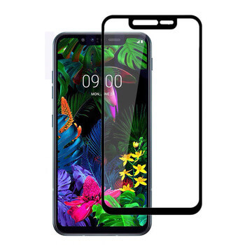 Picasee 3D üvegfólia kerettel az alábbi mobiltelefonokra LG G8s ThinQ - fekete