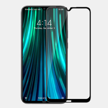 3D üvegfólia kerettel az alábbi mobiltelefonokra Xiaomi Redmi Note 8 - fekete