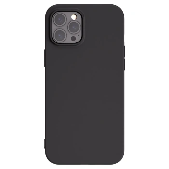 Picasee fekete szilikon tok az alábbi mobiltelefonokra Apple iPhone 12 Pro Max - Saját fotó/motívum
