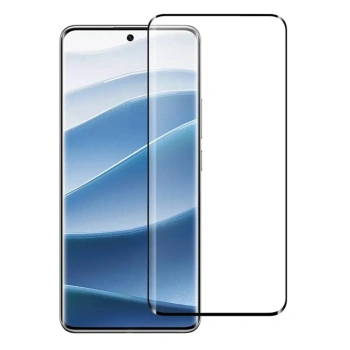 3x 3D üvegfólia kerettel az alábbi mobiltelefonokra Xiaomi Redmi Note 15 - fekete