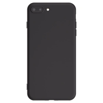 Picasee fekete szilikon tok az alábbi mobiltelefonokra Apple iPhone 7 Plus - Saját fotó/motívum