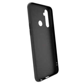 Picasee fekete szilikon tok az alábbi mobiltelefonokra Realme 6i - Black Bliss