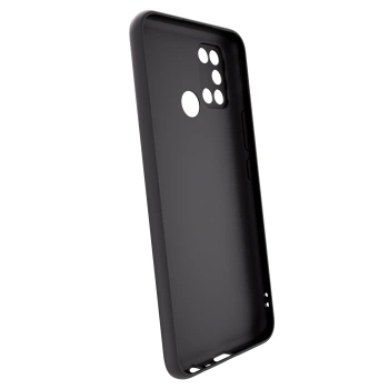 Picasee fekete szilikon tok az alábbi mobiltelefonokra Realme 7i - Brown flowers