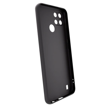 Picasee fekete szilikon tok az alábbi mobiltelefonokra Realme C21 - Love
