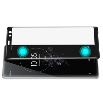 Picasee 3D üvegfólia kerettel az alábbi mobiltelefonokra Sony Xperia XZ3 - fekete
