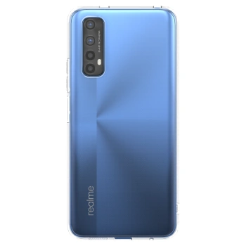 Picasee átlátszó szilikon tok az alábbi mobiltelefonokra Realme 7 - Saját fotó/motívum