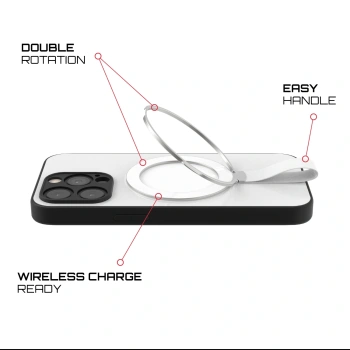 Picasee MagSafe ring - Ezüst